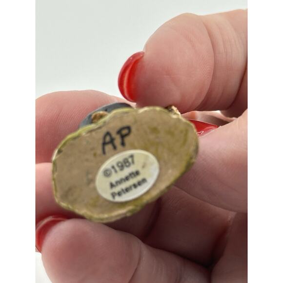 Wee Forest Folk "Skeleton Mousey" 1987 Mouse Halloween M-157 A. Petersen Retired - Picture 6 of 9